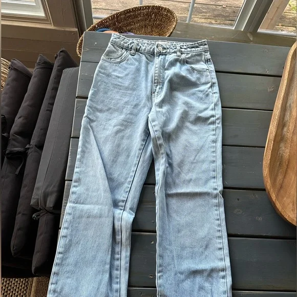 ROLLAS HIGH RISE STRAIGHT LEG JEANS - Picture 3 of 4